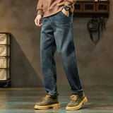 New 2026 Harem Loose Jeans, High Quality Fashion Trendy Versatile Cargo Long Pants, Retro Blue & Vintage Blue