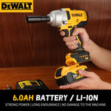 DEWALT DCF900 20V 1/2" Impact Wrench,features a brushless motor Its high torque output makes an ideal choice for tackling tough