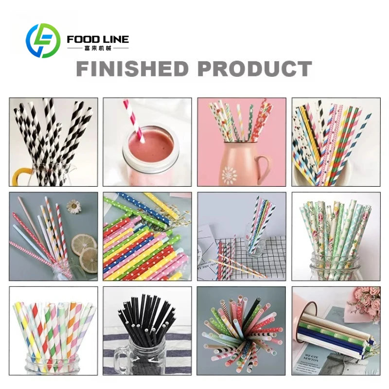Customized Intelligent Eco Friendly Biodegradable Paper Drinking Straw Making Machine for Green Beverage Industry Production