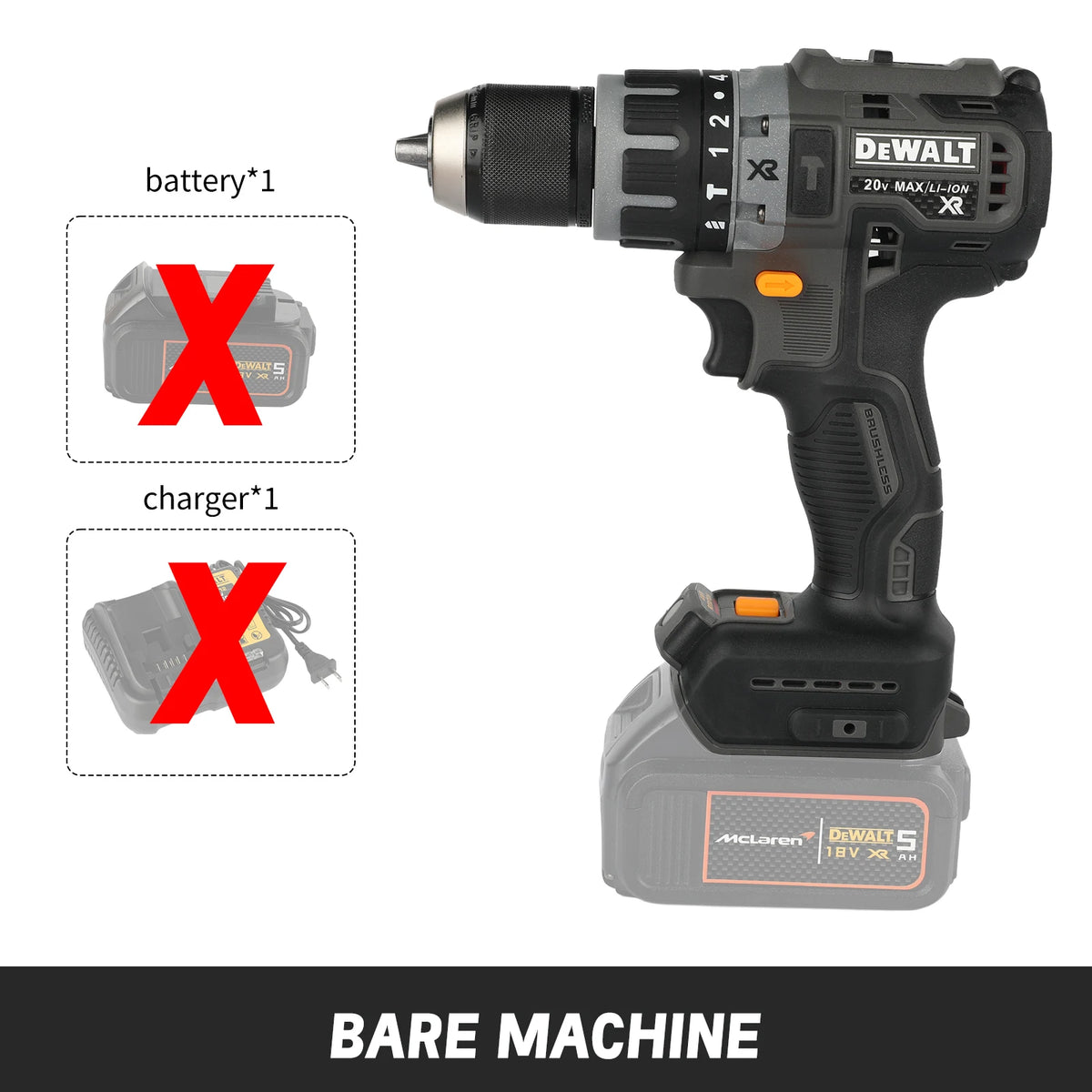 DeWalt DCF85M McLaren Brushless Motor Screwdriver Electric Screwdriver Electric Hand Drill Impact Drill Combination Kit