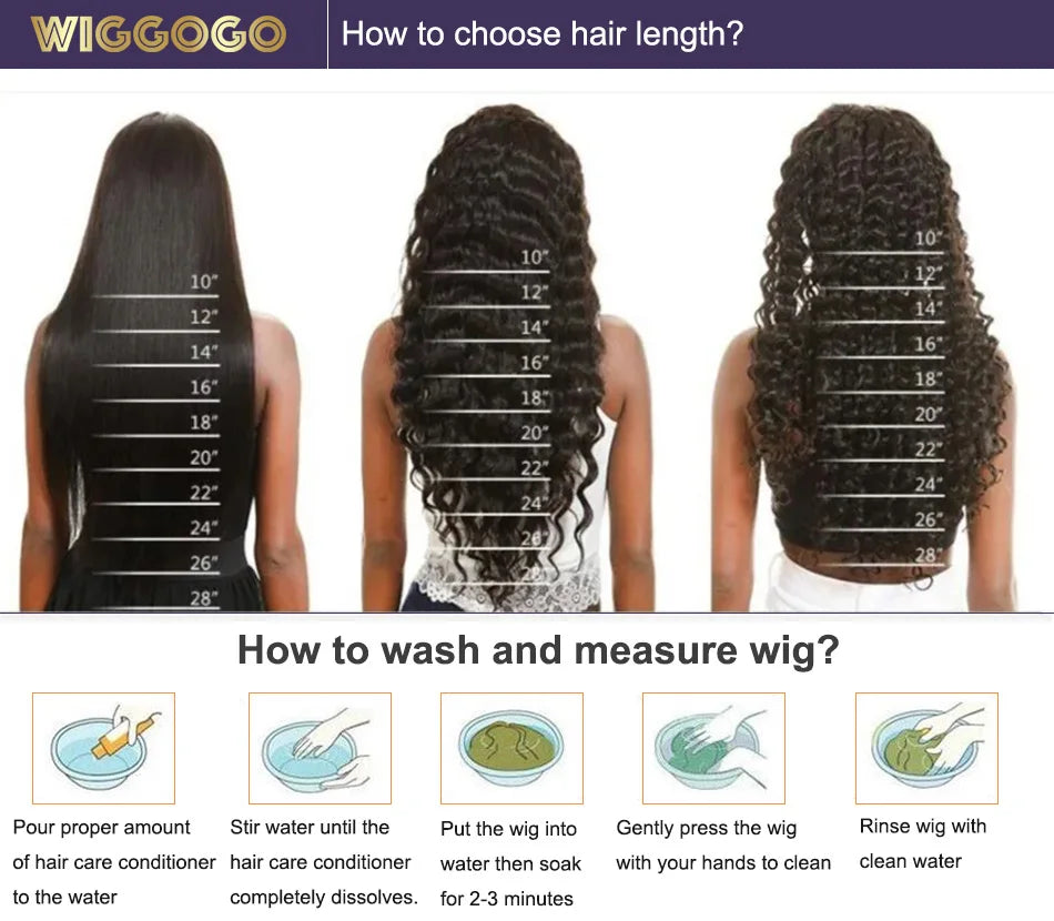 13X4 13X6 Water Wave Hd Transparent Lace Front Wigs Deep Wave Lace