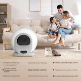 Bucket-style cat litter box - Small size but large capacity - Controlled via APP - Fully automatic cat toilet - Cat litter box