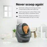 Litter-Robot 3 Connect Automatic Self-Cleaning Cat Litter Box with App Control for Clumping Litter Reduces Odors 1-Year Warrant