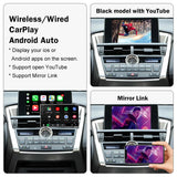 Road Top Android Auto Wireless Carplay for Lexus NX 2014-2019 Support Map Music Youtube Bluetooth Camera Function