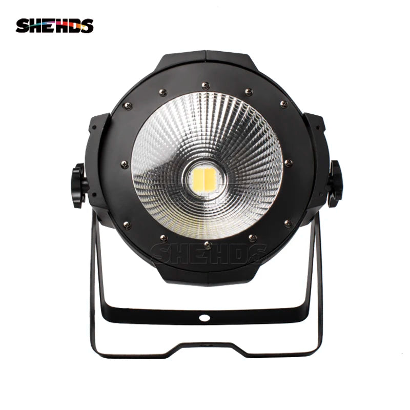 SHEHDS 200W Warm White Cool White 2in1 Par COB Light With Barn Door For Di Disco Party Wedding Restaurant Theater Stage Lighting