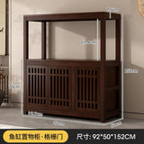Fish tank rack integrated large living room dedicated multi-layer floor storage