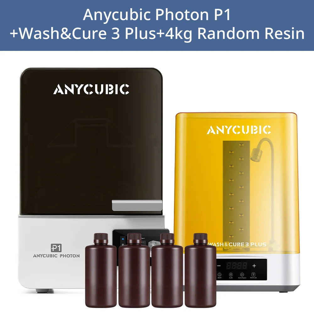 Newest Photon P1 ANYCUBIC UV Resin 3D Printer 14K High Precision Screen Support Dual-Color/Dual-Material Printing For Hobbyist