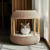 CL  frame toy integrated cat nest small sisal household cat scratching board shelf climbing column supplies
