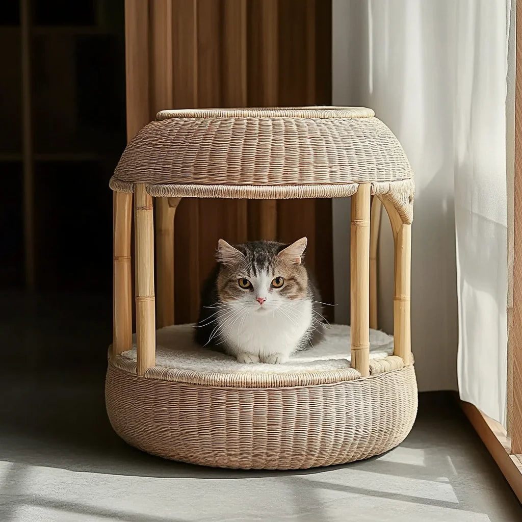 CL  frame toy integrated cat nest small sisal household cat scratching board shelf climbing column supplies