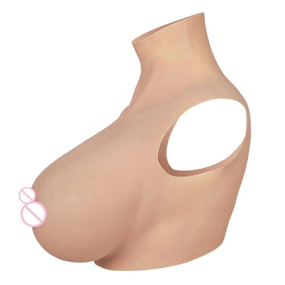 Crossdresser Silicone Fake Women Body Boobs Breast Forms Lightweight Version Thin Version Cosplay Drag Queen Cross Dressing