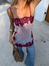 Sexy Women Sequin Lace Trim Mini Dress Chic V-neck Sleeveless High Waist Mini Sling Dresses 2026 Daily Summer Lady Vacation Robe