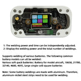 High Power Dual Super Capacitor Battery Spot Welder Machine 2500A 6V for 18650 21700 32140 Battery 0.1-0.4mm Nickel DIY