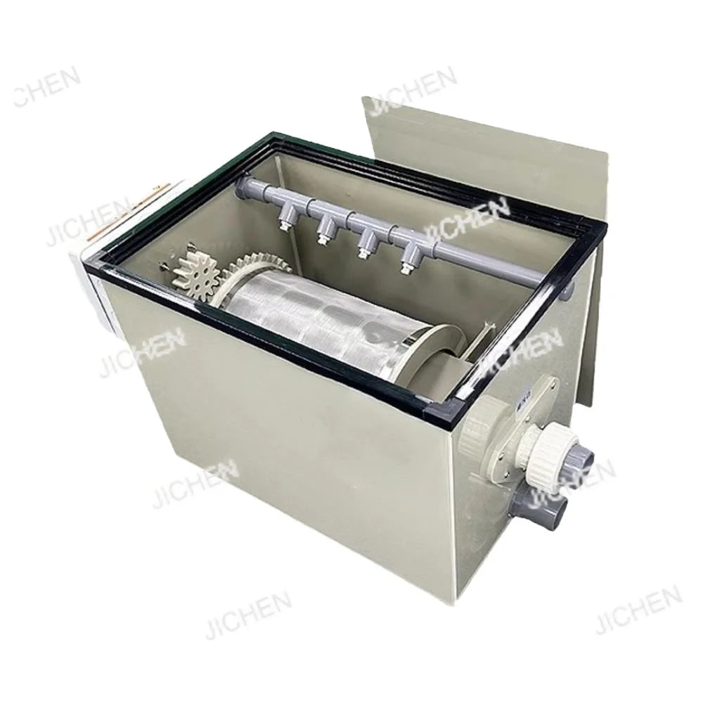 HS Fish pond water treatment mechanical micro drum filter biological filtration system pond circulation system