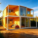 Container House Luxury 40 Feet Assemble Prefab Mobile Home with Pot House Feature for Bedrooms or Mall Use Modular House