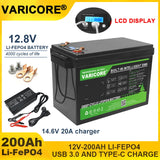 VariCore 12V/24V/36V/48V 360Ah 340Ah 180Ah 100Ah 120Ah LiFePO4 Battery for 4s 8s 10s 16s Solar Touring Car Golf Cart Duty-free
