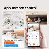 Home intelligent companion robot remote camera mobile monitoring elderly children teasing cats