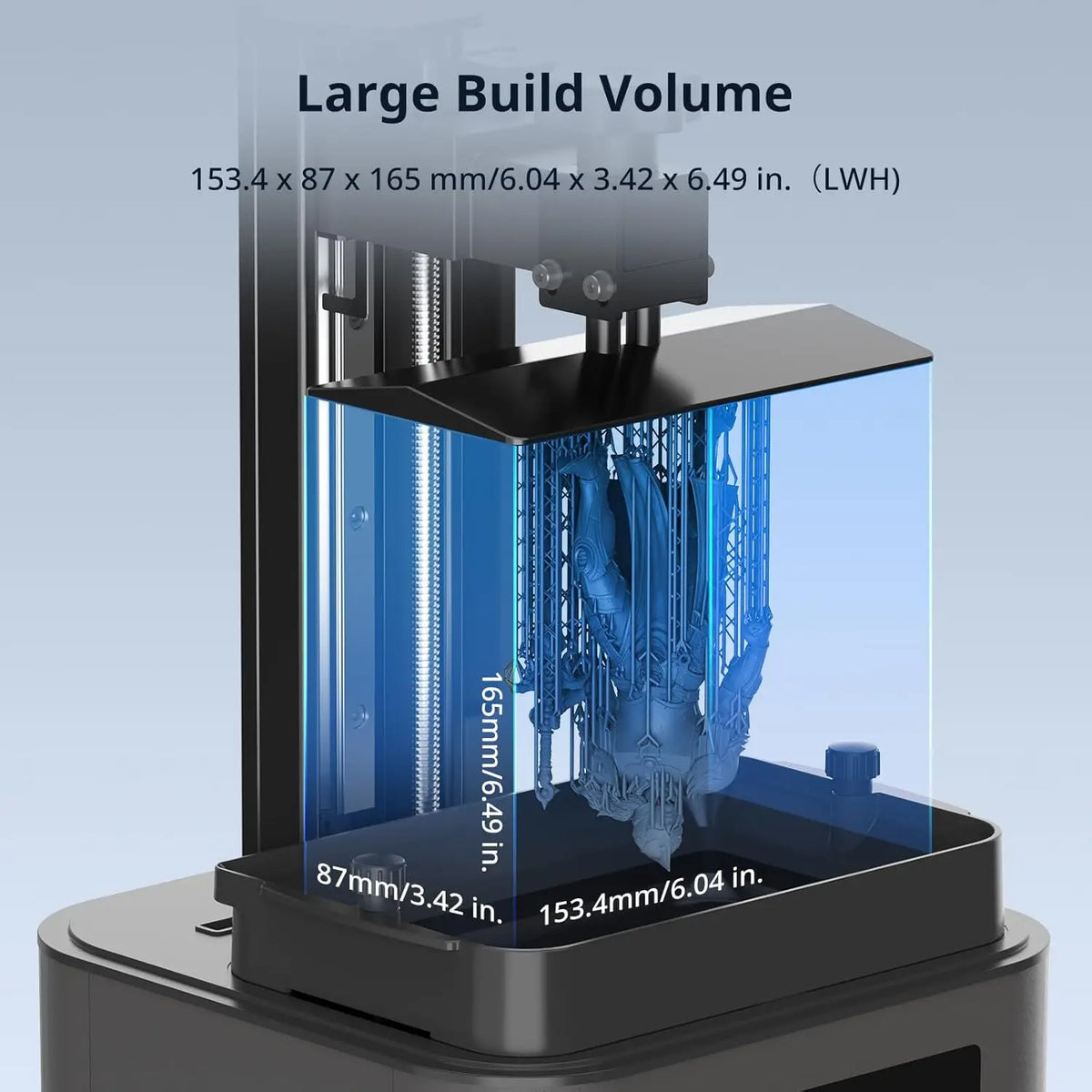 ANYCUBIC  Photon Mono4 Ultra 10K Resin 3D Printer 7" HD Mono Screen and COB Light Source 3D Printing Size 236x231x430mm