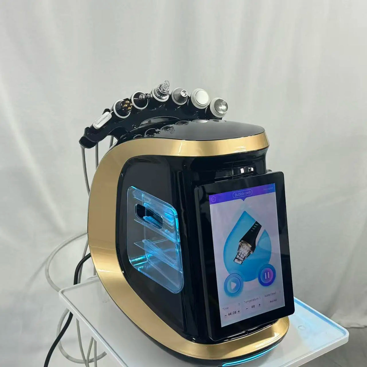 NEW 7 In 1 Hydra Dermabrasion Machine Oxygen Ice Blue Smart Jet Aqua Peeling Small Bubble Microdermabrasion Skin Care New Beauty