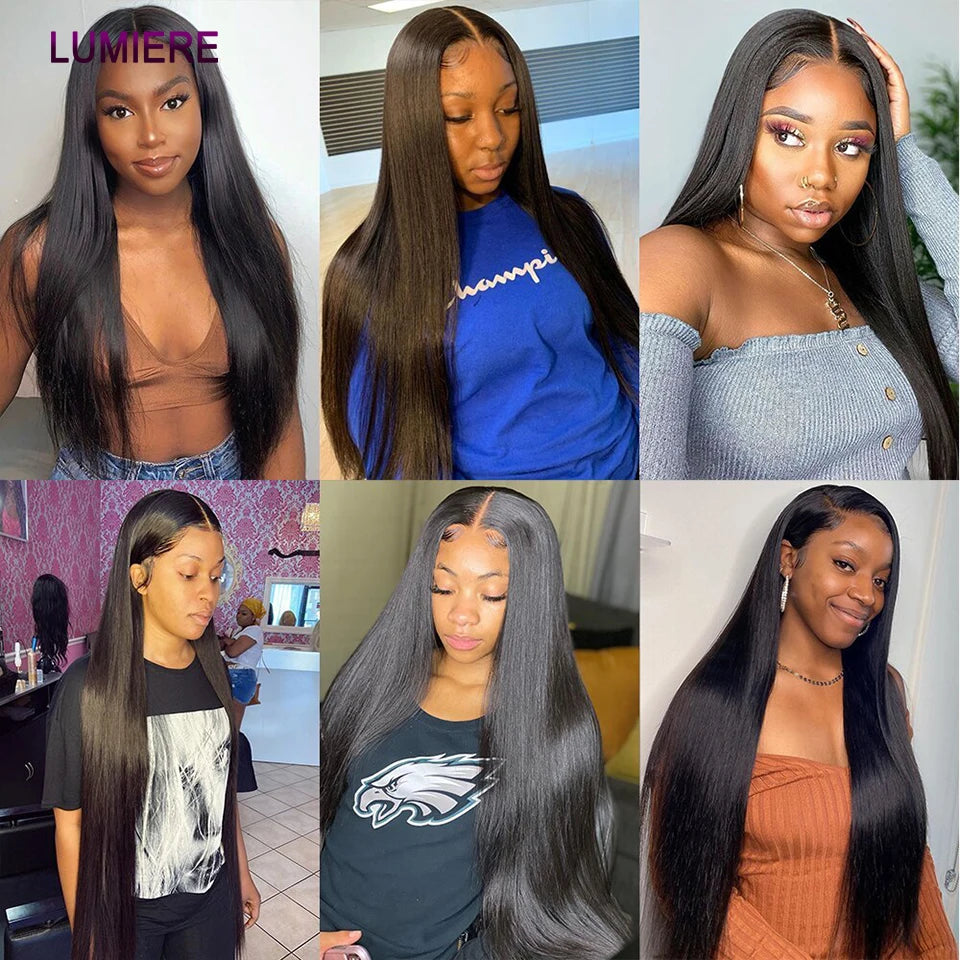 8-30 '' Wholesale Bone Straight Human Hair Bundle With Closure Frontal HD Transparent Peruvian Raw Virgin15A Hair Extension
