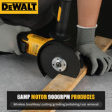 DEWALT DCG416 Multifunctional Angle Grinder M14 Spindle 9000RPM 800W Cordless Cutting Grinding Equipment