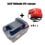 M18 Series 18V 5.0Ah 7.0Ah Rechargeable Lithium Ion Battery, Compatible with M18B M18B2 M18B4 Cordless Power Tools