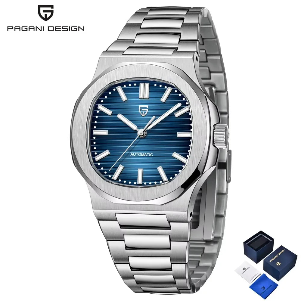 PAGANI DESIGN Automatic Watch For Men Mechanical Watches Men Top Luxury Sports Waterproof Sapphire Stainless Steel Reloj Hombre