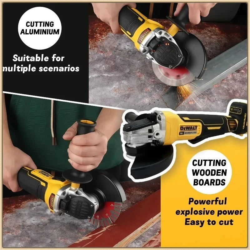 Dewalt Cordless DCG406 Angle Grinding Machine 125mm high-performance Outstanding cutting and polishing Brushless Angle Grinding