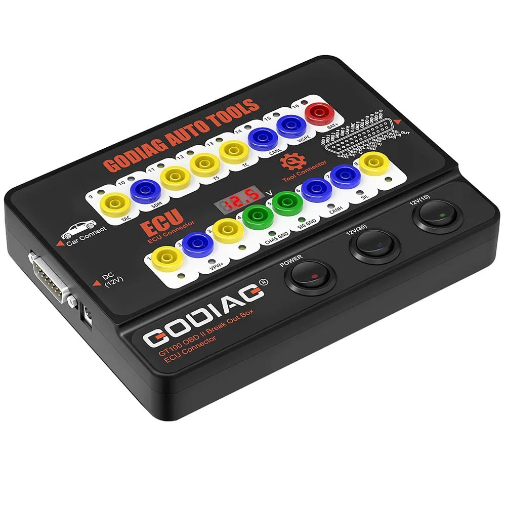 GODIAG GT100+ GT100 Pro ECU Connector OBDII Break Out Box for BMW FEM/BDC CAS4/CAS4+ Test Platform for VVDI2/IM608/K518ISE