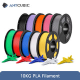 10Kg/lot ANYCUBIC 1.75mm Plastic PLA Filament For FDM 3D Printer Consumables 3D Printing Material For Kobra 2 Neo Max