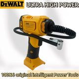 Dewalt Cordless Rechargeable Handheld Electric Air Pump Compressor with Digital Pressure Gauge for Car Tires & Motorcycles
