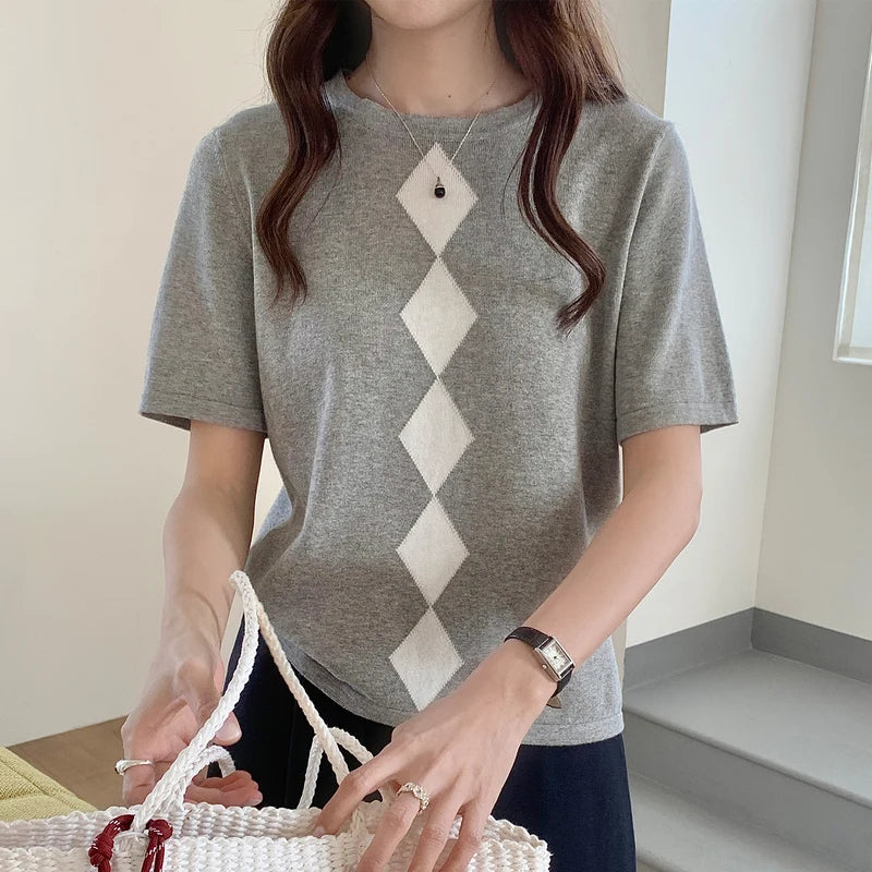 WinvyNee Summer Women's Clothing 100% Cotton T-shirts Short Half Sleeve O Neck Clothes Casual Pullover Basic Female Top A1522074