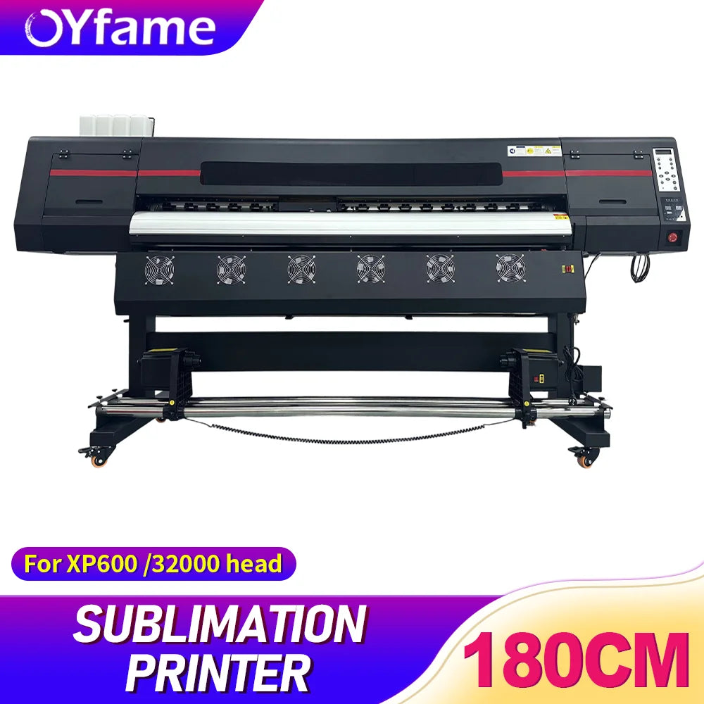 OYfame 1.6M 1.8M Sublimation Printer For Epson XP600 I3200 Large Format Sublimation Printer ECO Printer Plotter