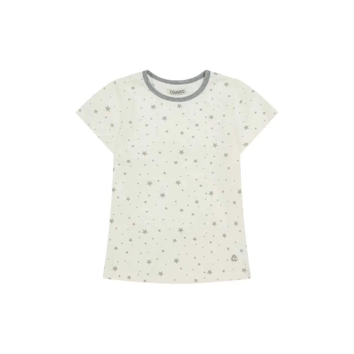 COYSEIO Star Printed Short Sleeve Women's New Style Small Cloth Doll Co Branded Shoulder Loose T-shirt for Women