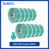 ELEGOO 5KG/10KG 1.75mm Silk PLA Filament,3D Printer Filament 1kg Gold Silver Fits for Most FDM 3D Printers
