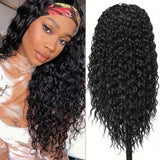 Human Hair 200% Density Headband Wig Human Hair Wigs Wear and Go