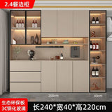 Solid wood wine  high cabinet, locker, integrated entrance cabinet against the wall,