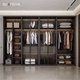 Customized Modern Wardrobes Cabinet Bedroom Furniture Storage Armoire Wardrobe Closet Designs