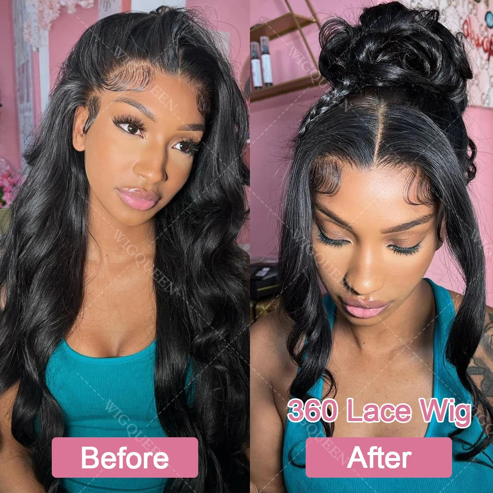 Glueless 5x5 Lace Frontal Wig Body Wave 13x4 5x5 Lace Front Human Hair Wigs 12A Brazilian Virgin Hair Invisi Strap Snug Fit