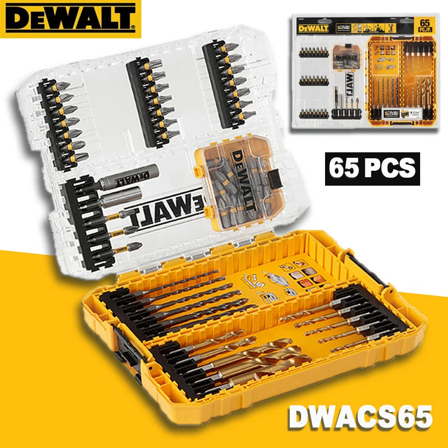 Dewalt 65Pcs KingTool Drilling and Driving Accessory Kit (KingTool 318-Pieces Screwdriver and Drill Bit Set) DWACS65