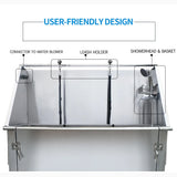 H-105 Stainless Steel Pet Grooming Tub Factory Direct Supply