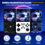 AISLPC R36MAX Handheld Game Console 4.0 Inch 64/128GB RK3326 Chip Retro Portable Video Game Player Open Source Pocket Console