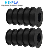 KINGROON High Speed PLA Filament 1.75mm New HS-PLA 3D Printer Filament For 30-500mm/s Fast Printing Rapid PLA 5kg 10kg Mix Color