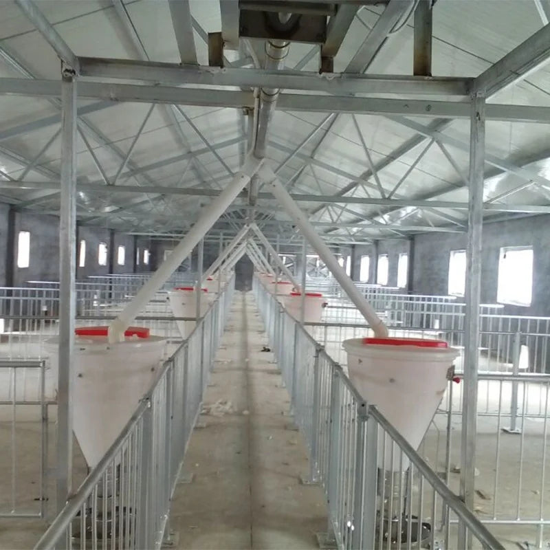 Low Price 100kg Plastic Dry and Wet Feeder Pig Feed Trough Pig Breeding Equipment for Pigs Farm House