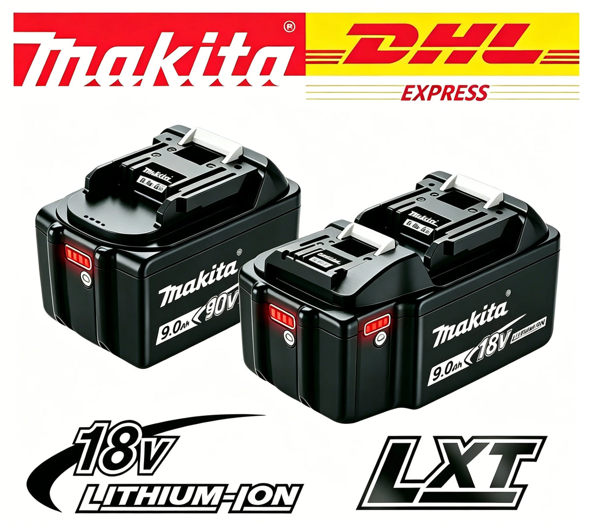 NEW Original Makita 18v 6Ah for Makita 18V Battery BL1830B BL1850B BL1850 BL1840 BL1860 BL1815 Replacement Lithium Battery