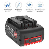 High Quality For BOSCH 18V 6.0Ah LITHIUM-ION BATTERY GBA 18V 4.0/5.0 Ah Professional GBA GSR GSB BAT609 Rechargeable Battery