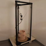 Clay 3D printer, Large pottery model printing 3D Kossel Delta Printer 2L barrel TC-500 DIY kit stable easy to use