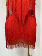 Women Sexy Strapless Tassel Off Shoulder Bandage Dress Fancy Club Celebrity Evening Party Mini Bodycon Dress Birthday Vestido