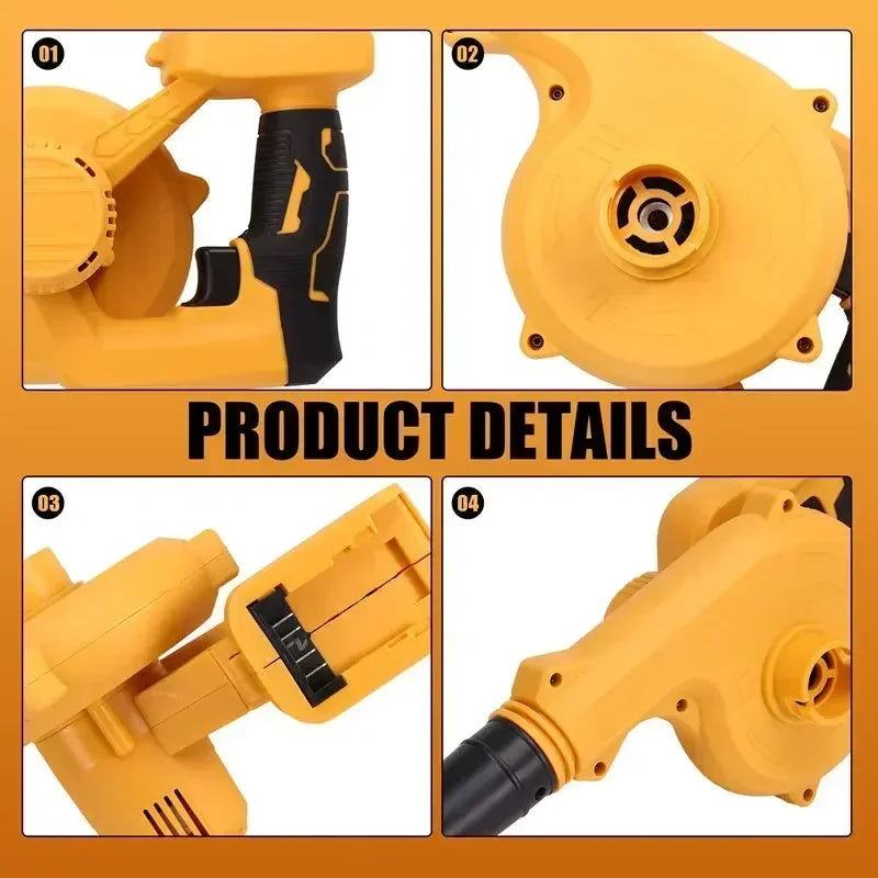 DeWalt Collector Leaf Duster Multi-Use Wireless Air Blower Vacuum Cleaner Electric Dust Tool For Dewalt 20V Battery