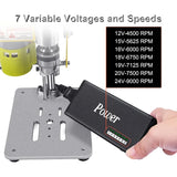 Mini Drill Press Benchtop Drill Press Portable Electric Drilling Machine with Rotary Tool Flex Shaft Attachment B10 Chuck Drill