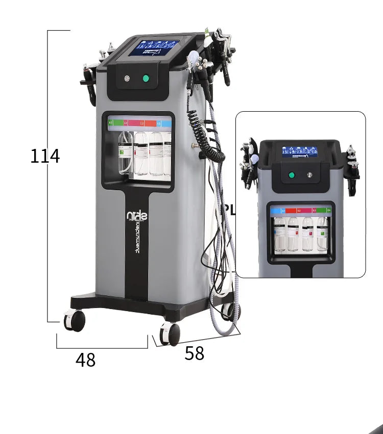The New 10 In 1 Aqua Peeling Lift Skin Bubble Moisturizer Oxygen Machine Skin Care Cleansing Facial  Equipment